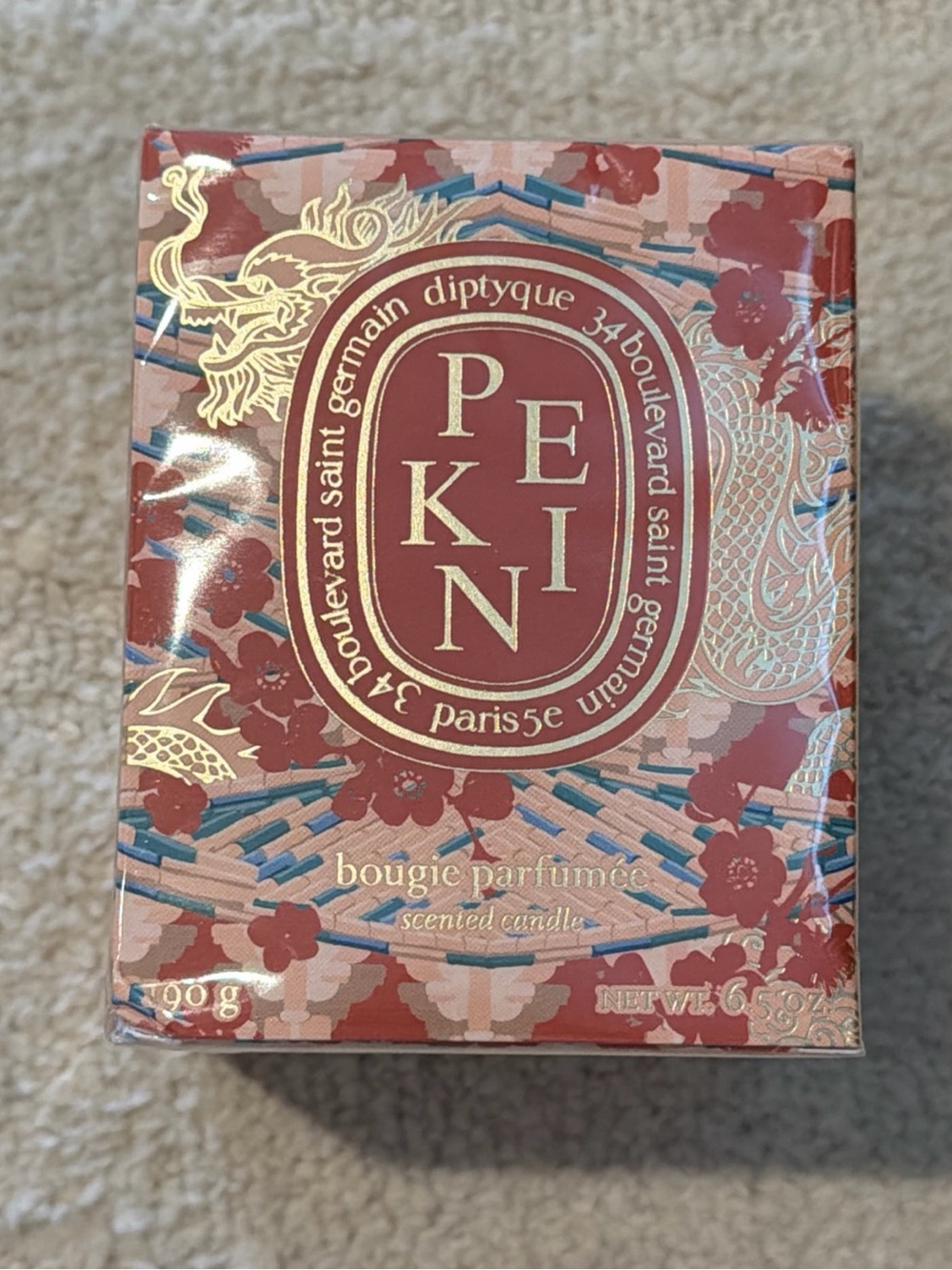 diptyque Peking Scented Candle Box
